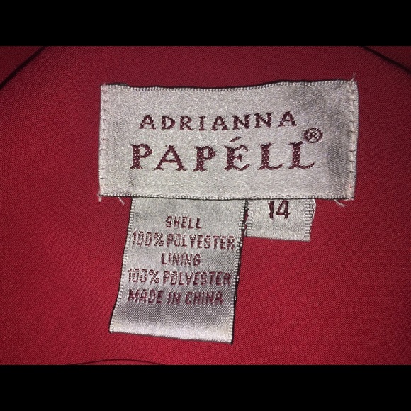 DESIGNED BY ADRIANNA PAPELL!! Great Cond Outfit - Picture 6 of 8